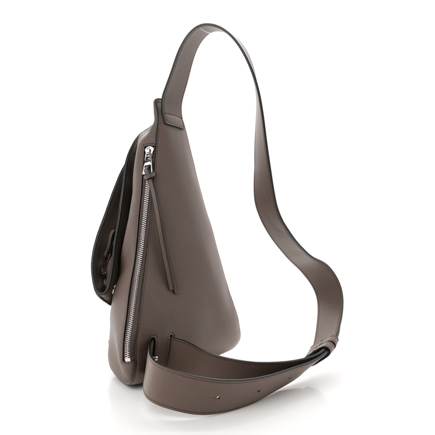 Loewe Soft Grained Calfskin Anton Sling Taupe 2 of 11