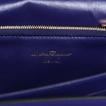 Salvatore Ferragamo Calfskin Joanne Crossbody Purple 7 of 11