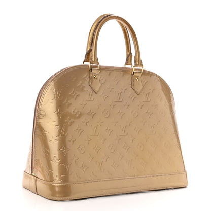 Louis Vuitton Vernis Alma GM Beige Poudre 3 of 12