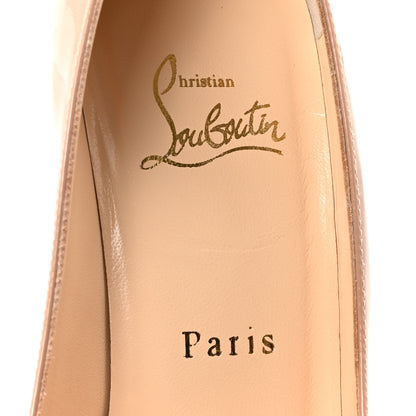 Christian Louboutin Patent Simple 100 Pumps 38 Nude 8 of 9