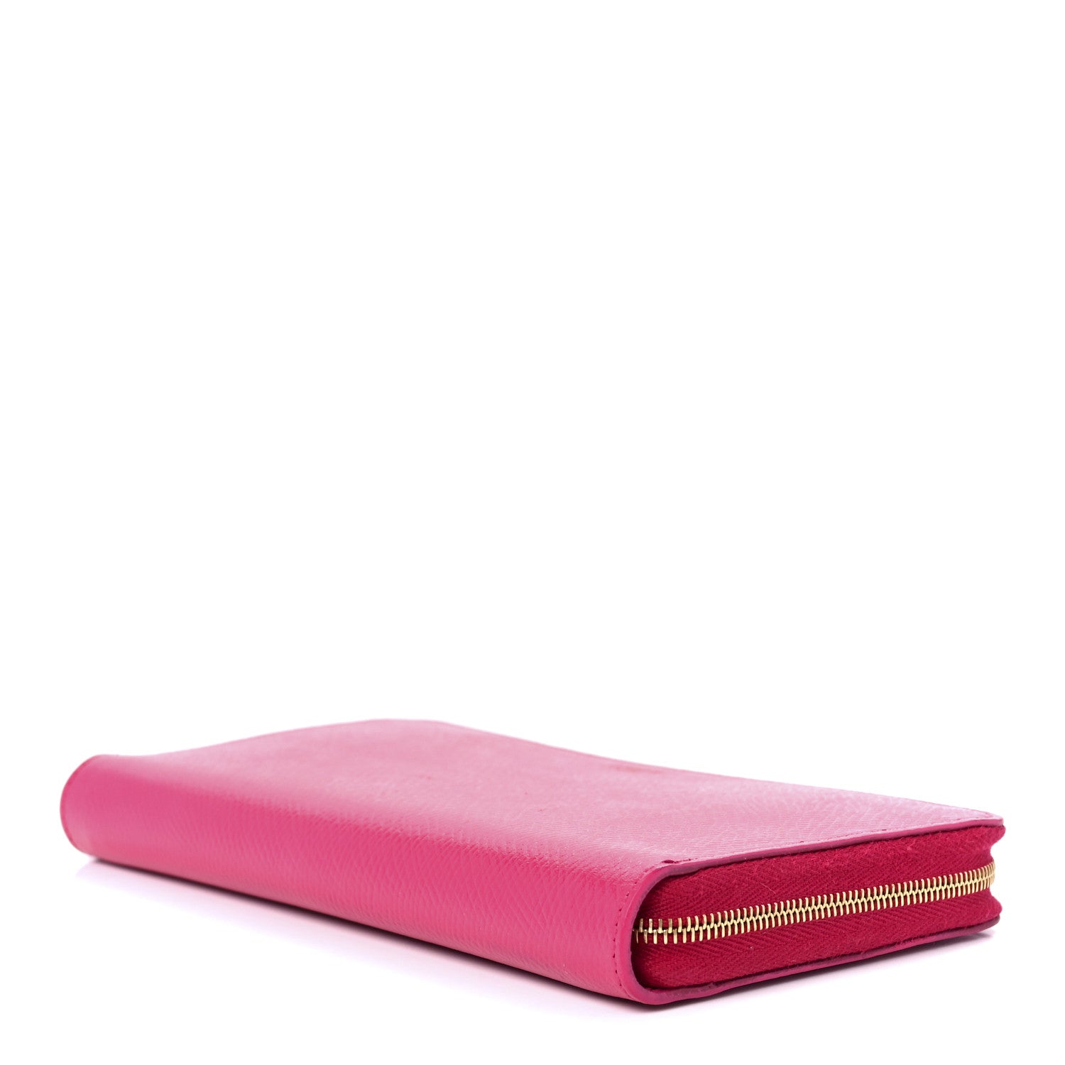 Celine Grained Calfskin Large Zip Around Multifunction Wallet Pink 8 of 11