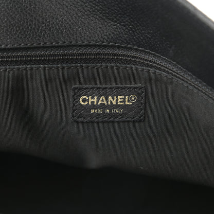 Chanel Calfskin Cerf Executive Shopper Tote Black 6 of 17