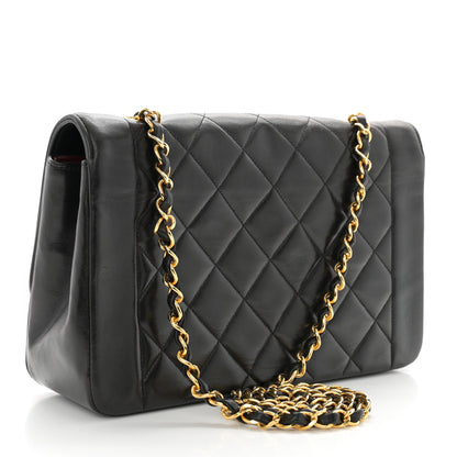 Chanel Lambskin Quilted Medium Single Flap Black 3 of 11
