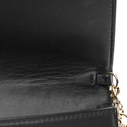Christian Dior Lambskin Cannage Lady Dior Pouch Black 8 of 11