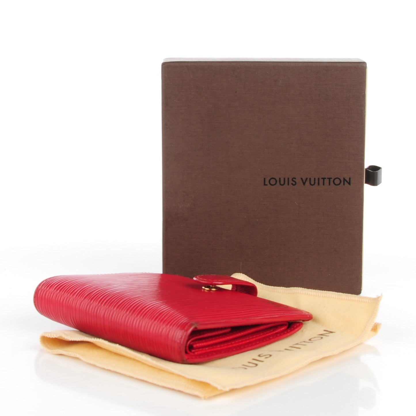 Epi Porte-Billets Compact Wallet Red