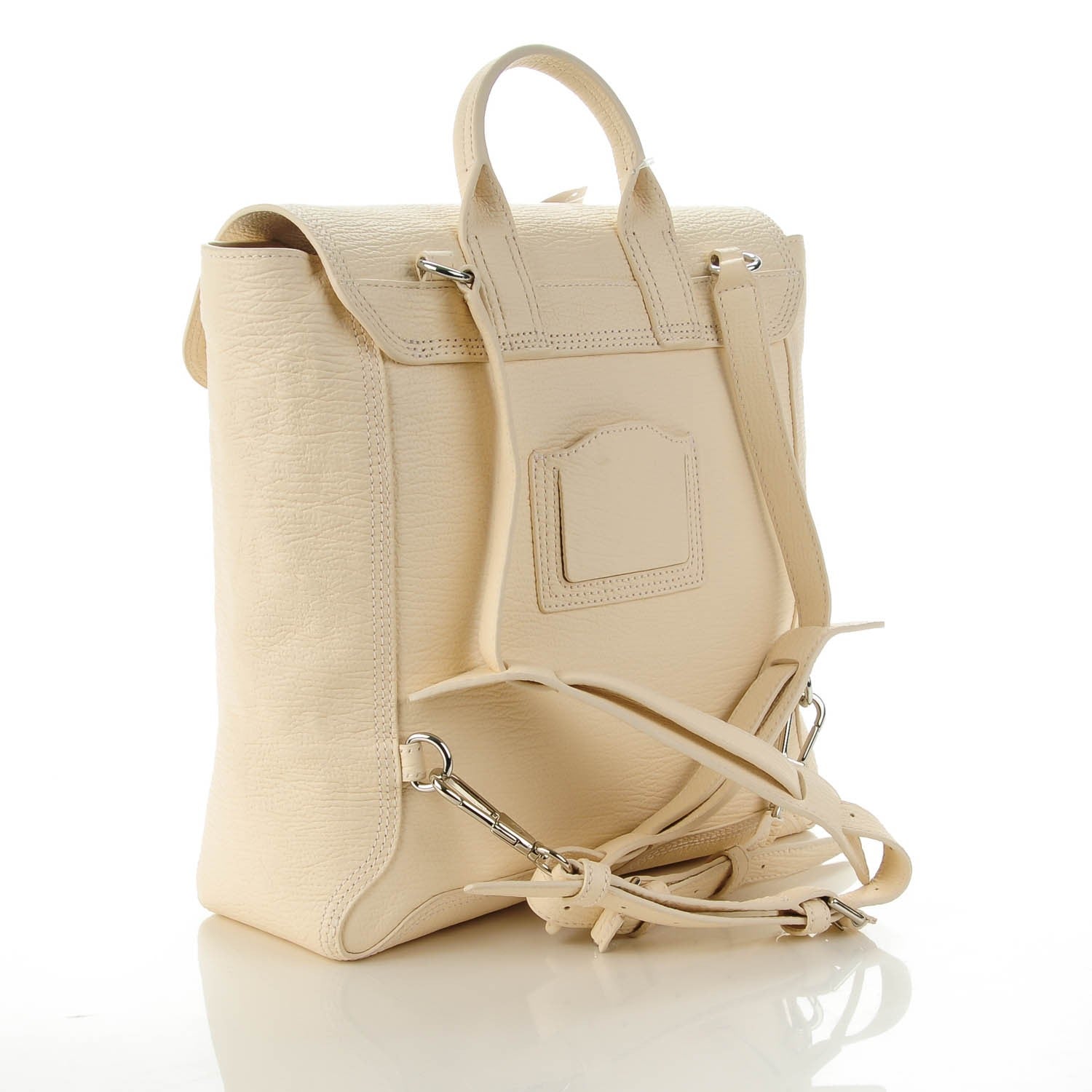 3.1 Phillip Lim 3.1 Textured Calfskin Pashli Backpack Milk 3 of 8