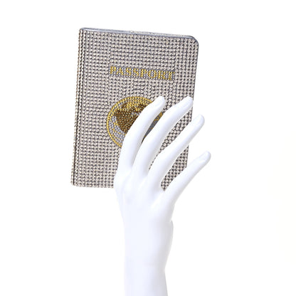 Judith Leiber Crystal Traveler Passport Holder Silver 2 of 6