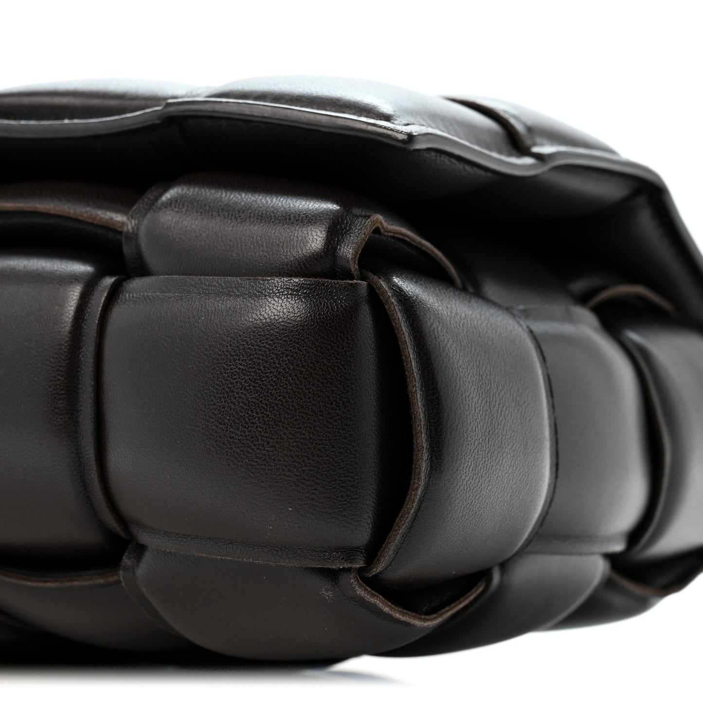 Nappa Maxi Intrecciato Padded Cassette Crossbody Bag Fondant