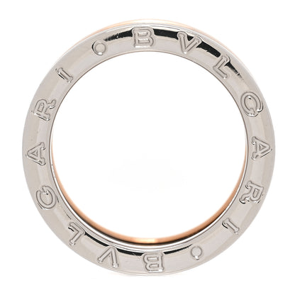 Bulgari 18K Rose White Gold B.Zero1 Four-Band Ring 54 7 4 of 7