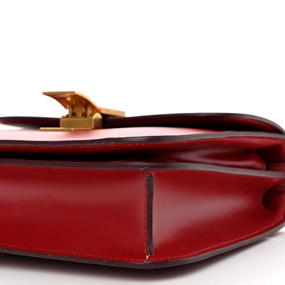 Celine Box Calfskin Teen Classic Box Flap Bag Red 10 of 14