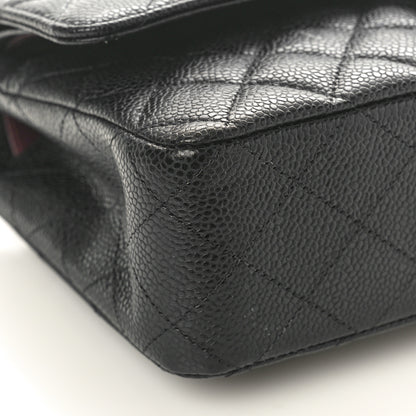 Chanel Caviar Quilted Medium Double Flap Black 8 of 9