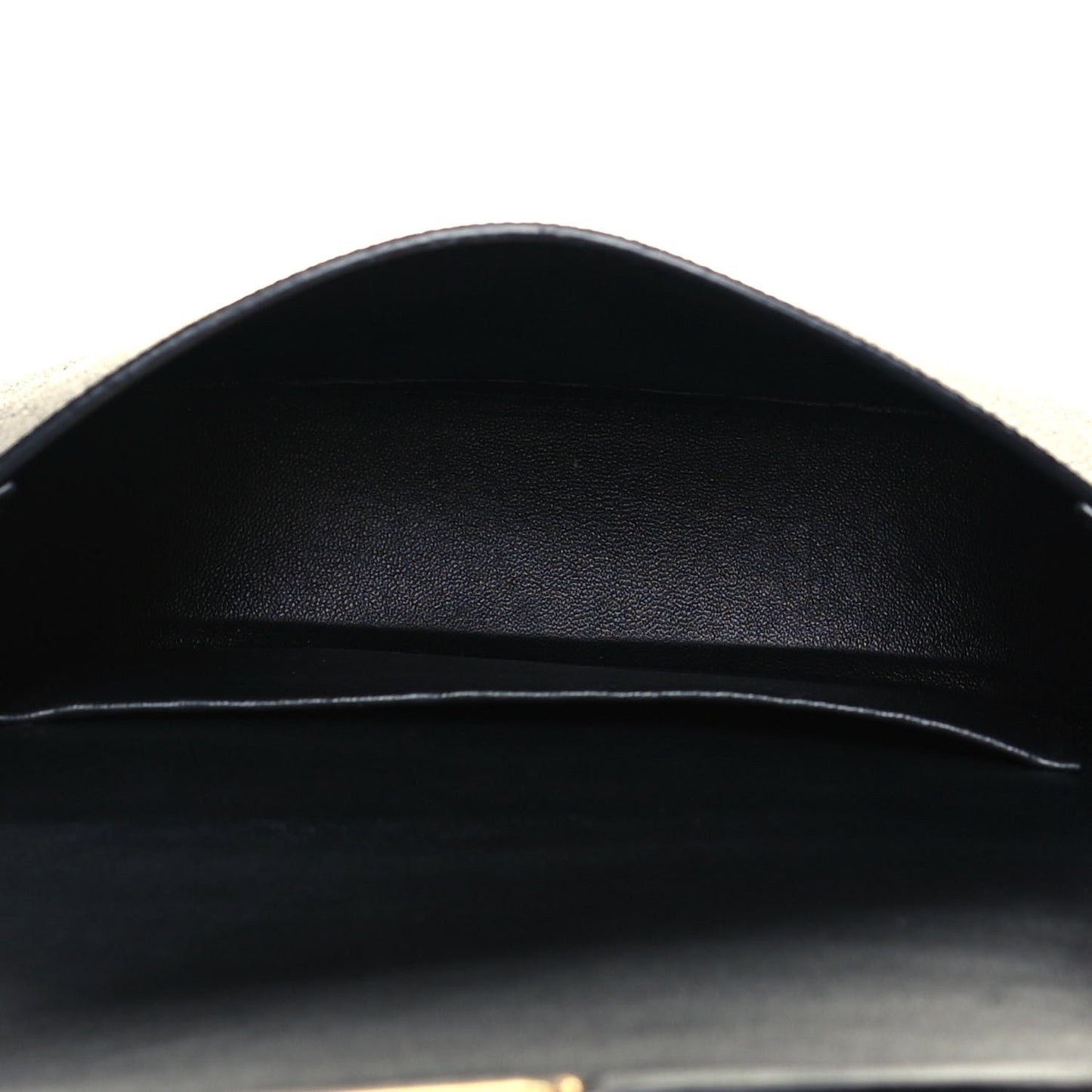 Grained Calfskin Small Trotteur Black