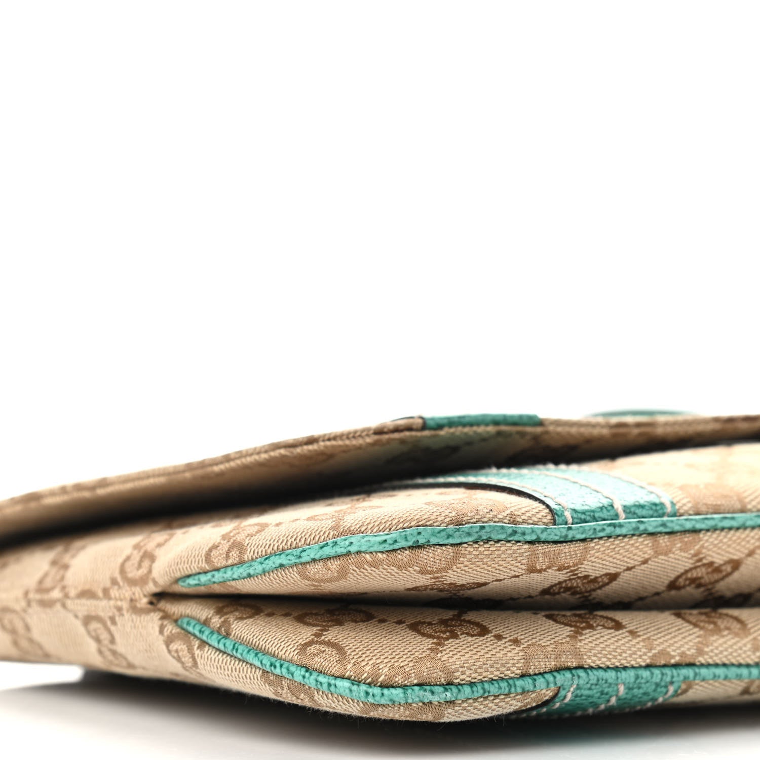 Gucci Monogram Satchel Bag Turquoise 9 of 10