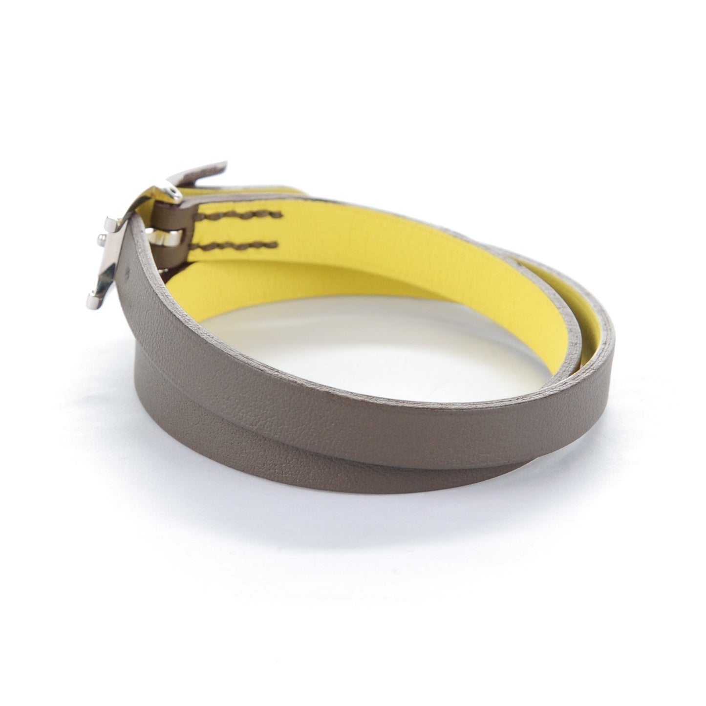 Swift Behapi Double Tour Reversible Bracelet Small Soufre Etain