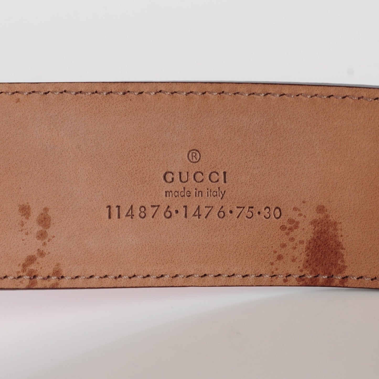 Guccissima Interlocking G Belt 75 30 Pink