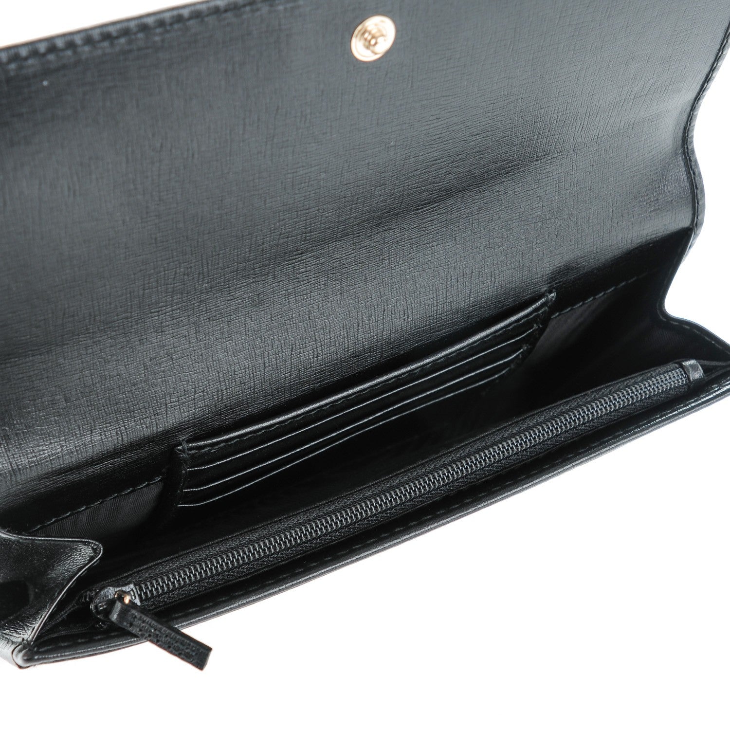 Gucci GG Plus Monogram Joy Continental Flap Wallet White Black 5 of 7