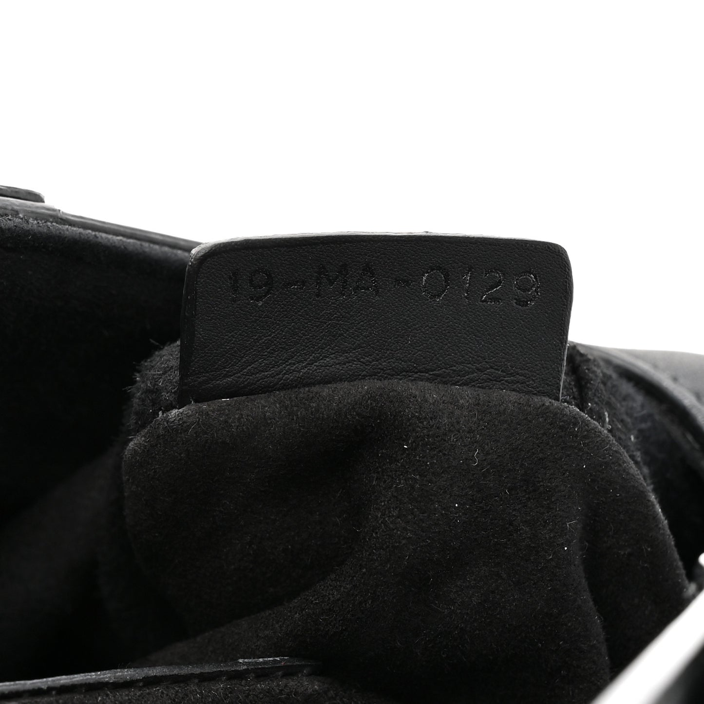 Ultra Matte Calfskin Mini Saddle Bag Black