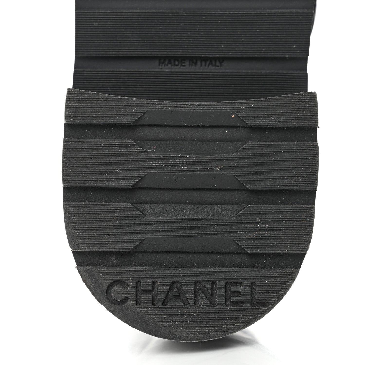 Chanel Shiny Calfskin Quilted Lace Up Combat Boots 39 Black 6 of 9
