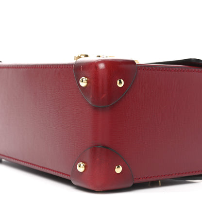 Gucci Azalea Calfskin Small Padlock Bamboo Shoulder Bag Romantic Cerise 10 of 11