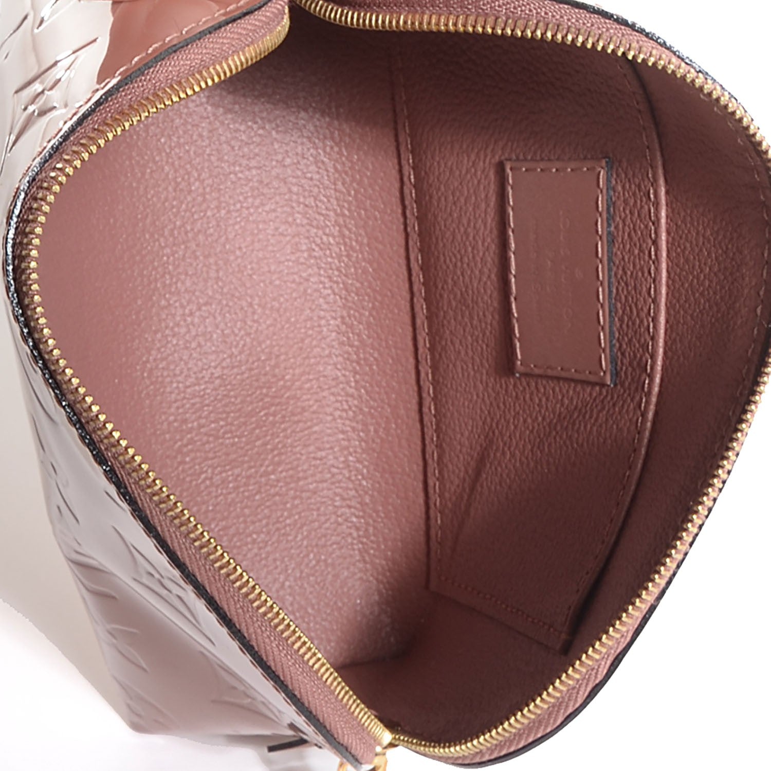 Louis Vuitton Vernis Cosmetic Pouch Rose Velours 5 of 7