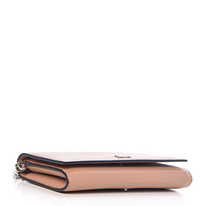 Christian Louboutin Calfskin Boudoir Chain Wallet Nude 4 of 10
