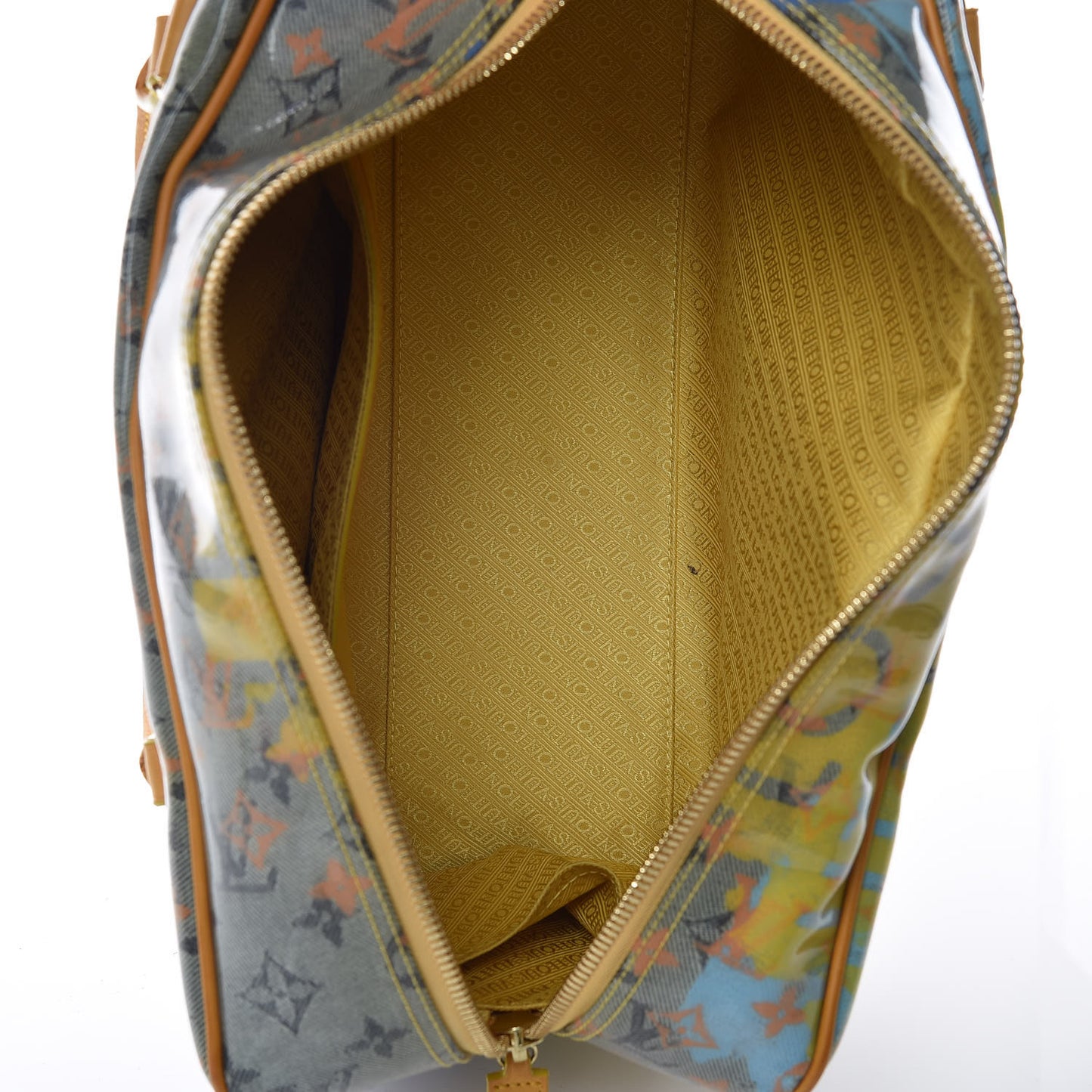 Monogram Pulp Defile Weekender PM Yellow