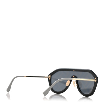 Fendi FF Fabulous Shield Sunglasses FF M0039/G/S Black 4 of 7