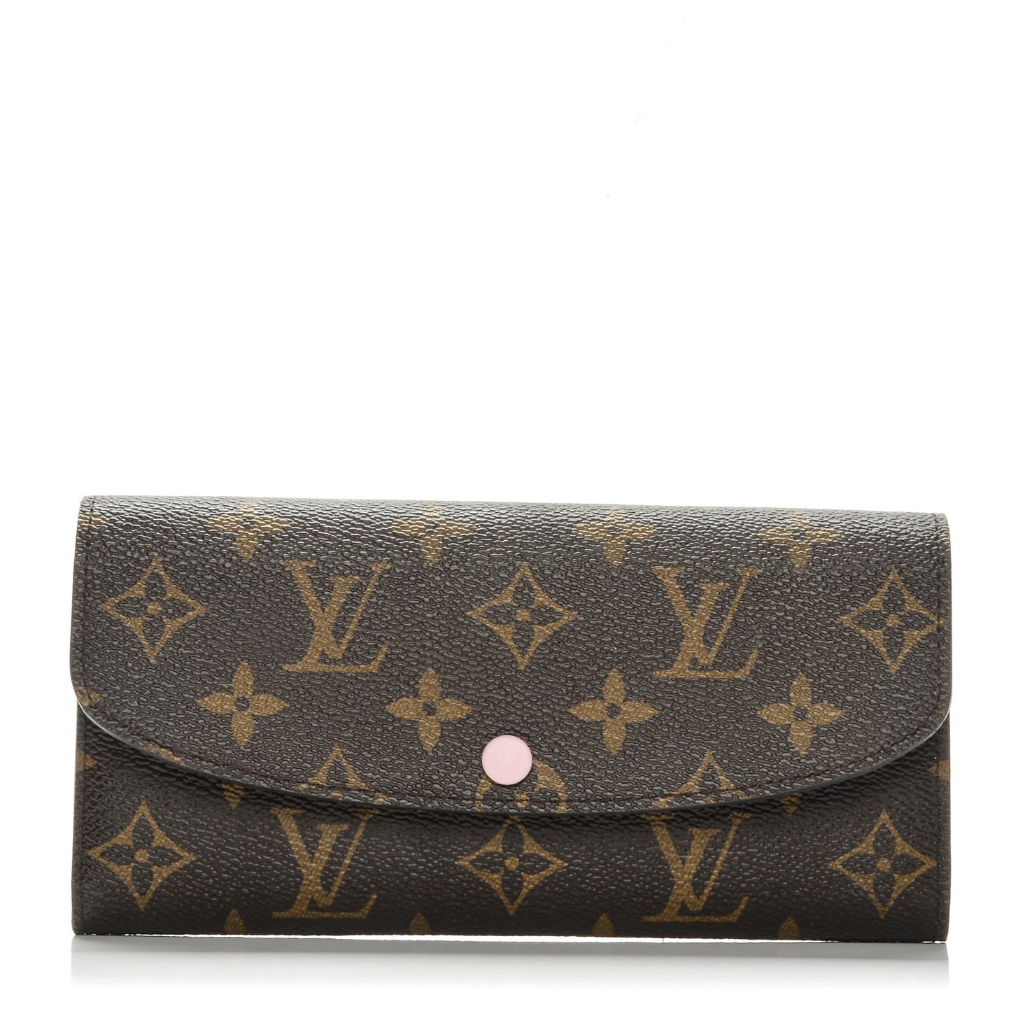 Monogram Emilie Wallet Rose Ballerine