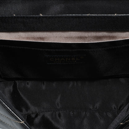 Chanel Lambskin Small Single Flap Bag Black and Blush 6 of 9