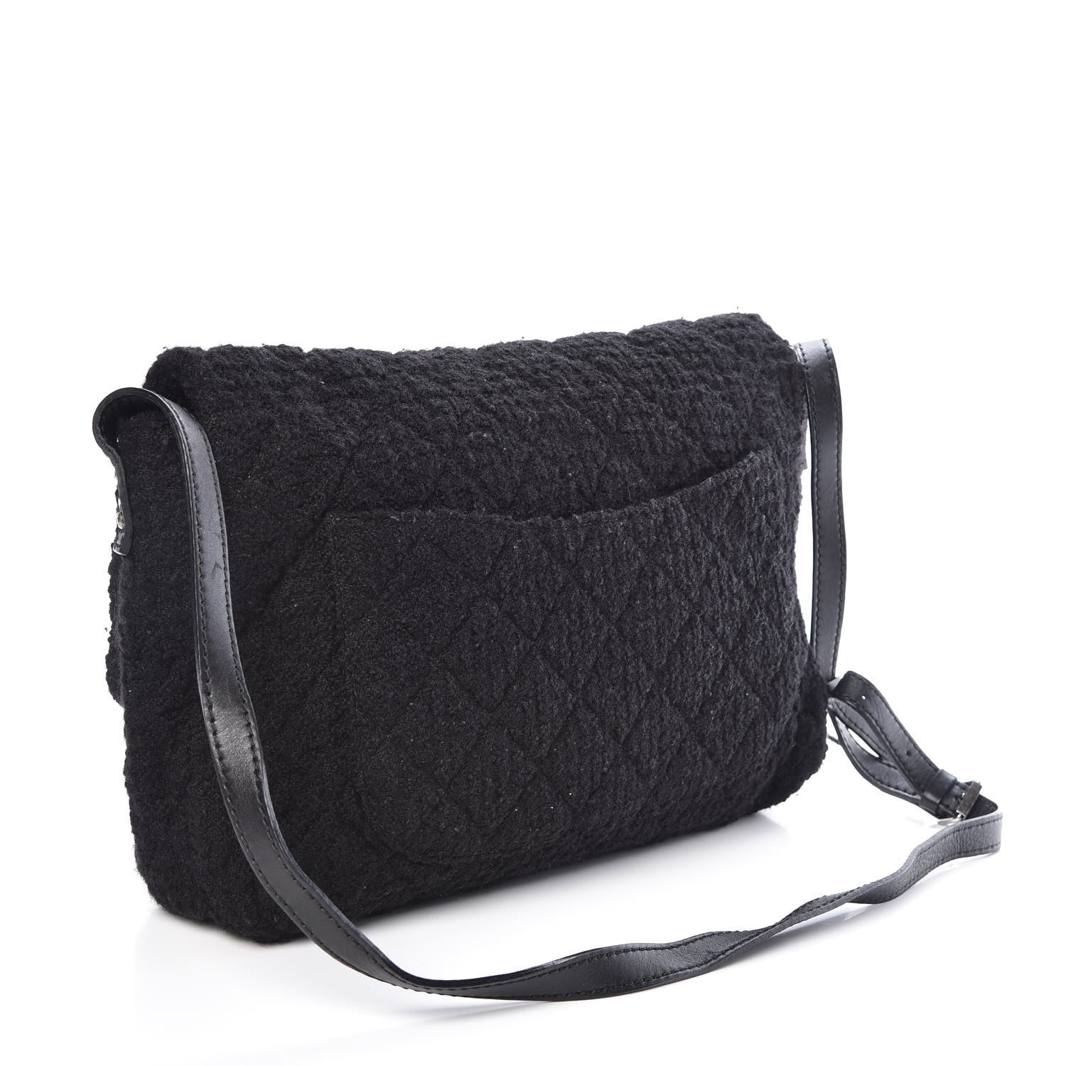 Chanel Tweed Easy 2.55 Reissue XXL Maxi Flap Black 3 of 10