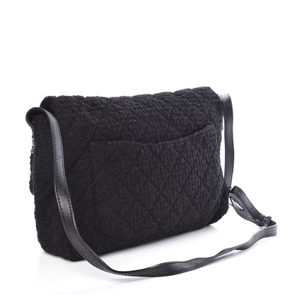 Chanel Tweed Easy 2.55 Reissue XXL Maxi Flap Black 3 of 10