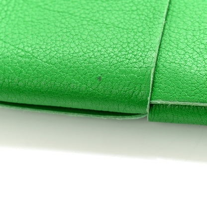 Bottega Veneta Nappa Maxi Intrecciato Medium Cassette Flat Zip Pouch Parakeet 8 of 9