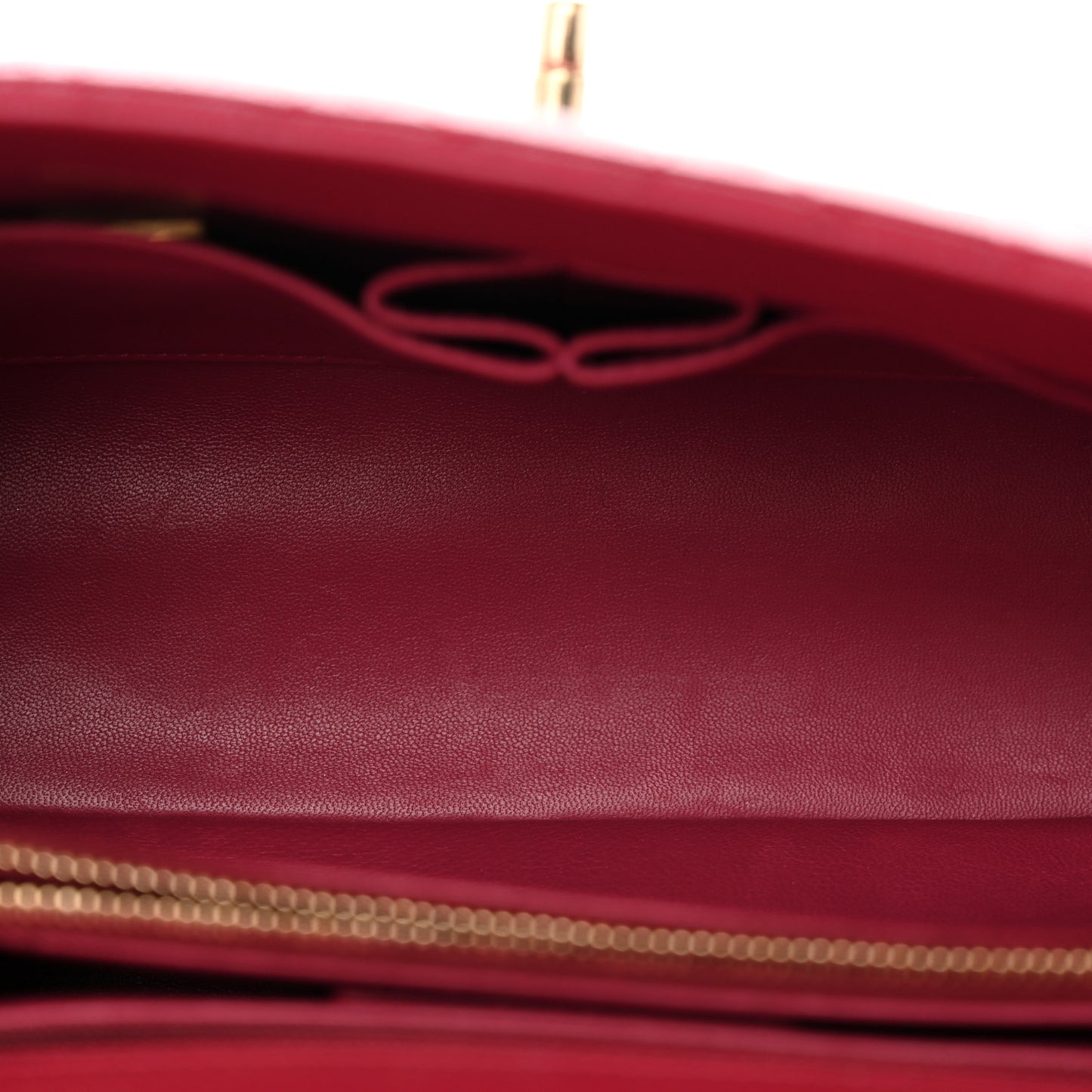 Caviar Quilted Small Coco Handle Flap Dark Pink