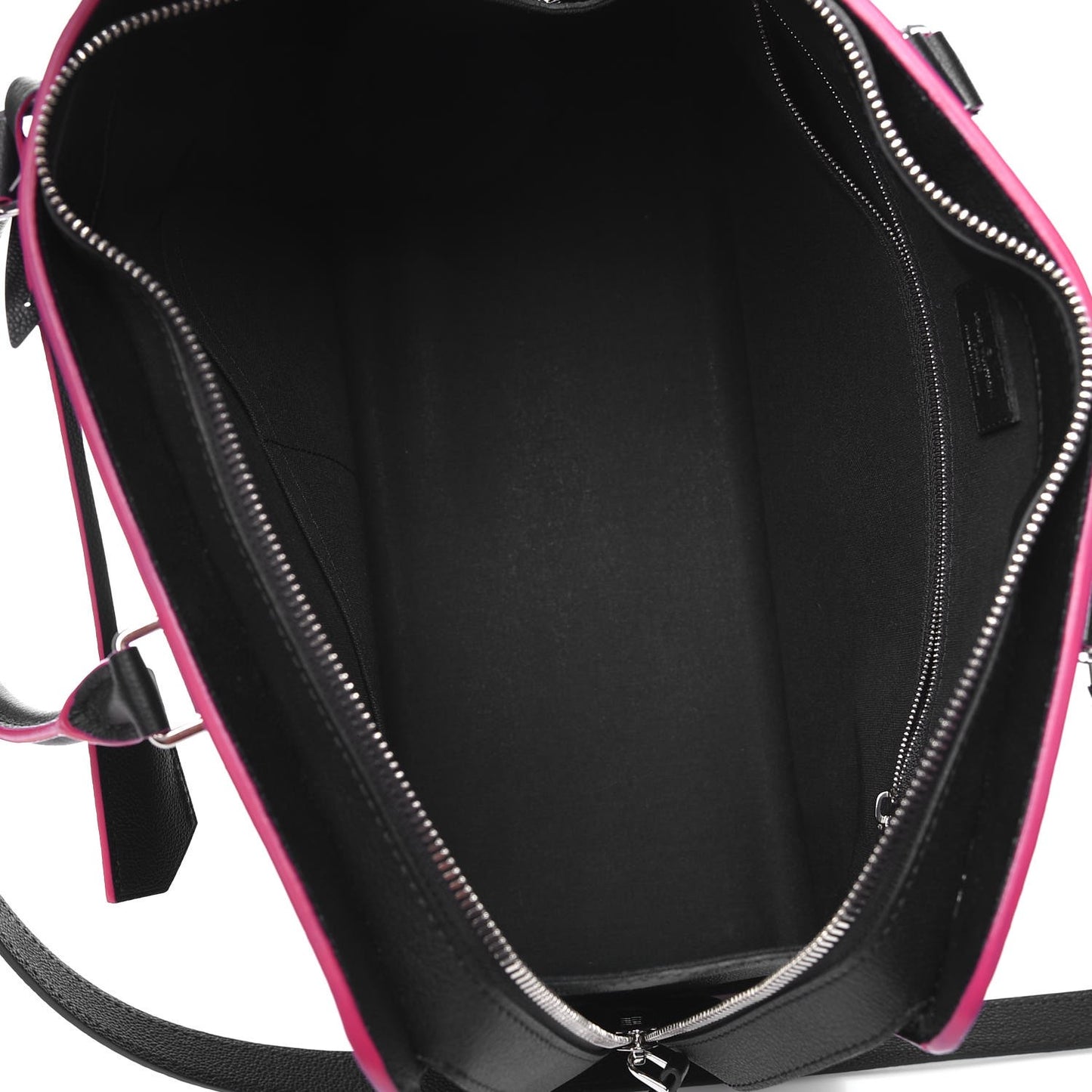 Epi Vaneau GM Black Hot Pink