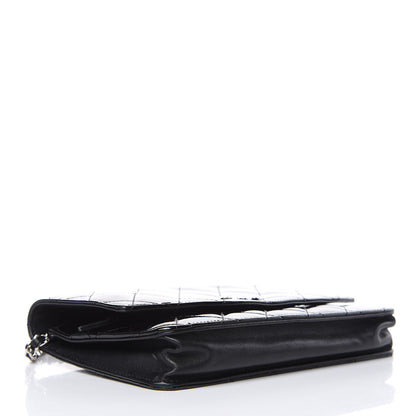 Chanel Patent Quilted Brilliant Wallet On Chain WOC Black 4 of 10