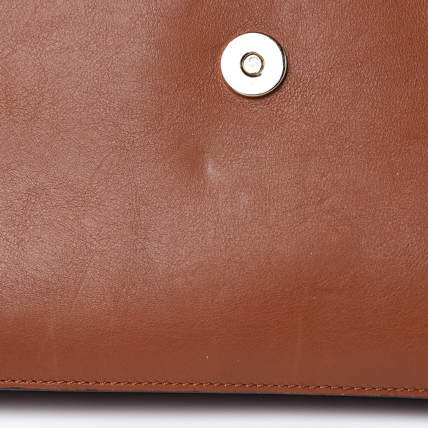 Suede Calfskin Small Faye Shoulder Bag Tobacco