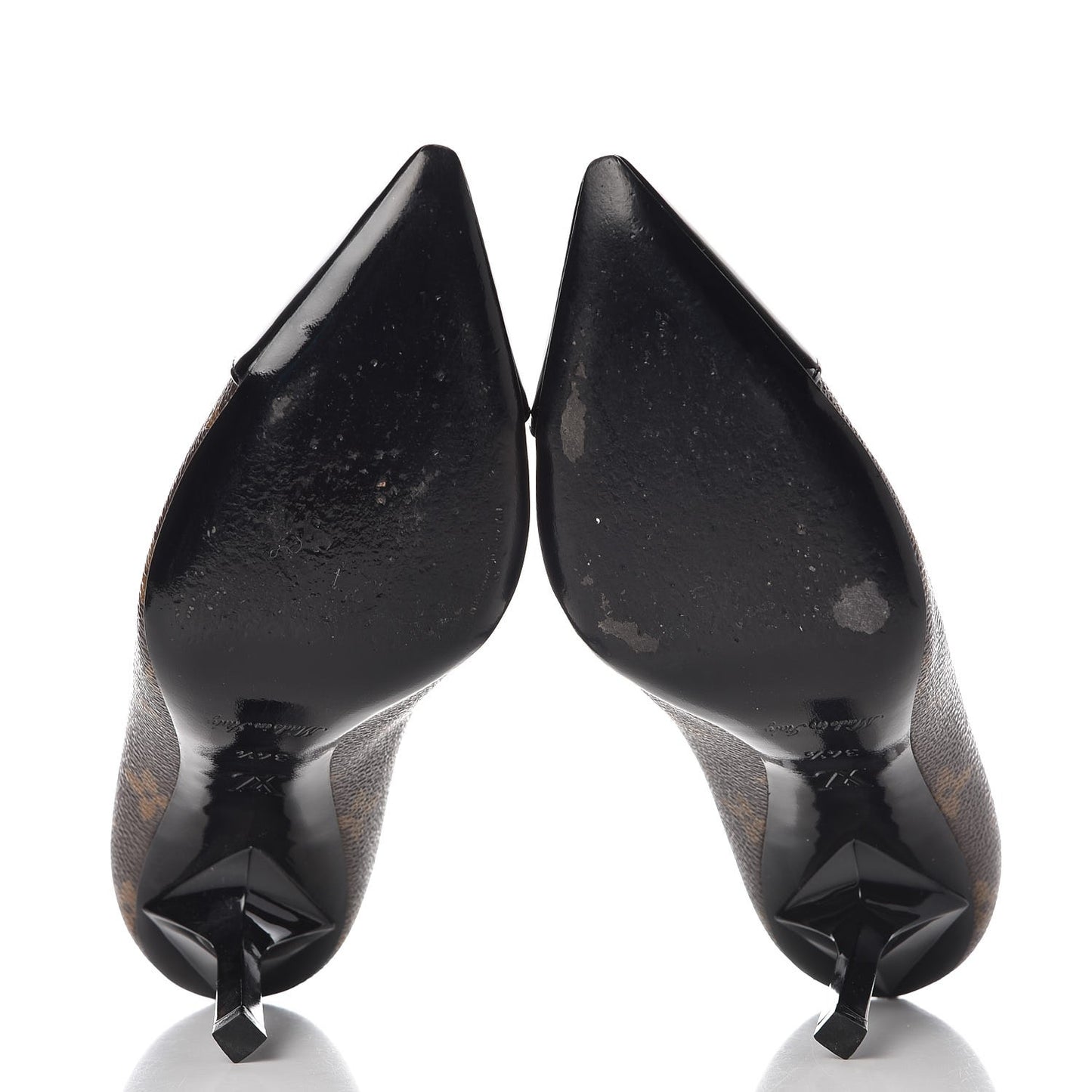 Patent Monogram Fetish Pumps 34.5