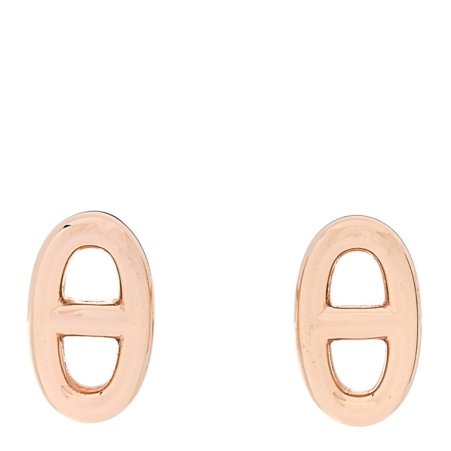 Hermes 18K Rose Gold TPM Farandole Stud Earrings 1 of 5