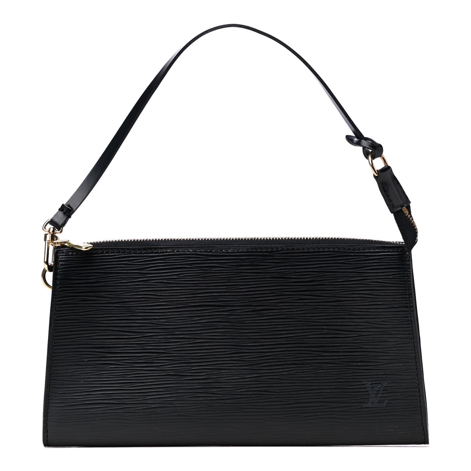 Louis Vuitton Epi Pochette Accessories 24 Black 1 of 4