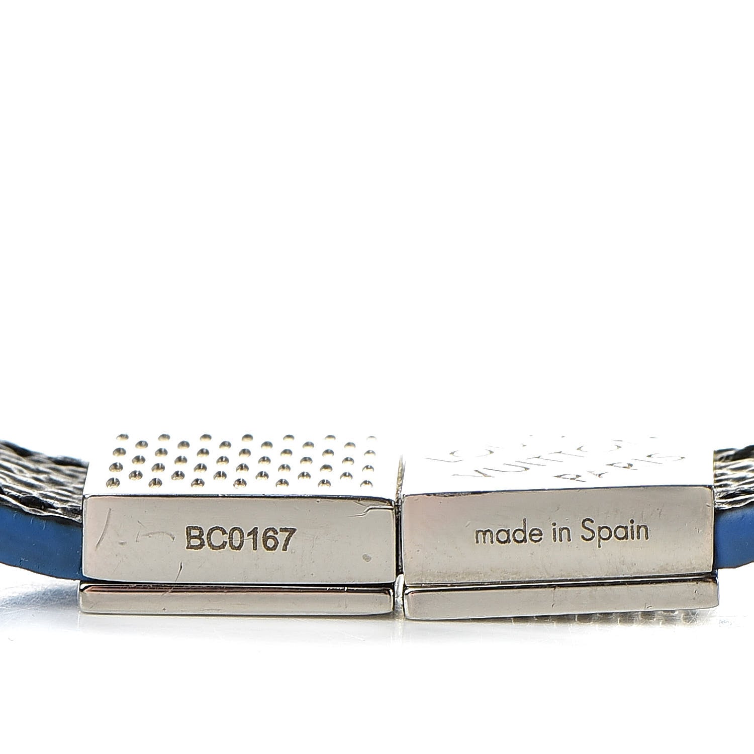 Louis Vuitton Damier Graphite Pull It Bracelet Blue 5 of 6
