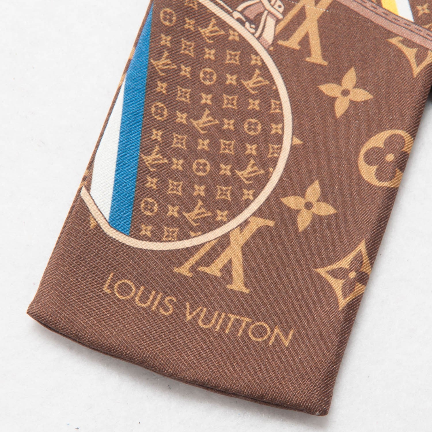 Louis Vuitton Silk Monogram Trunks Bandeau 2 of 4