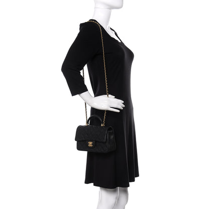 Chanel Caviar Quilted Mini Top Handle Rectangular Flap Black 2 of 11