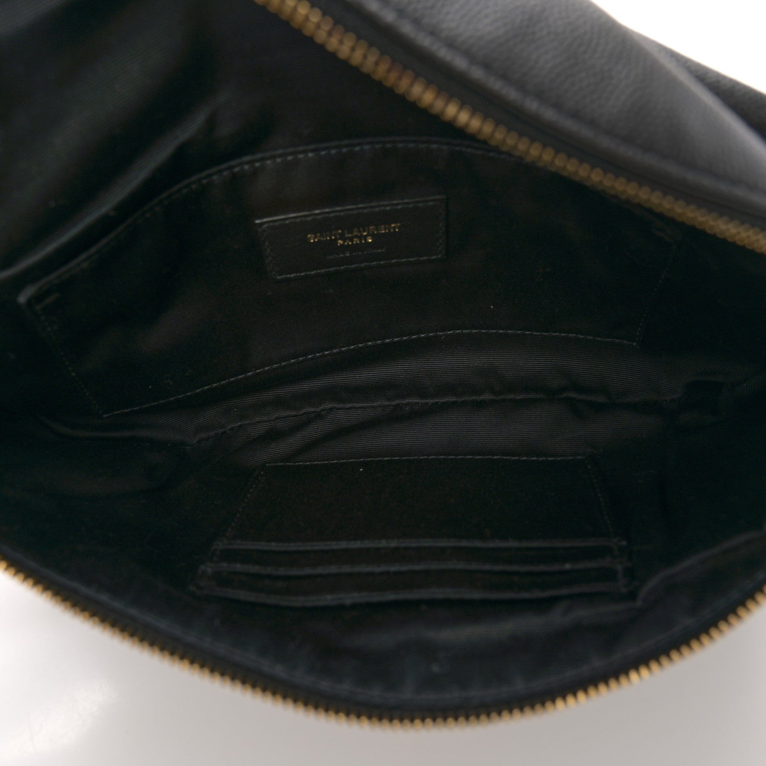 Saint Laurent Grain De Poudre Monogram Belt Bag Black 5 of 10