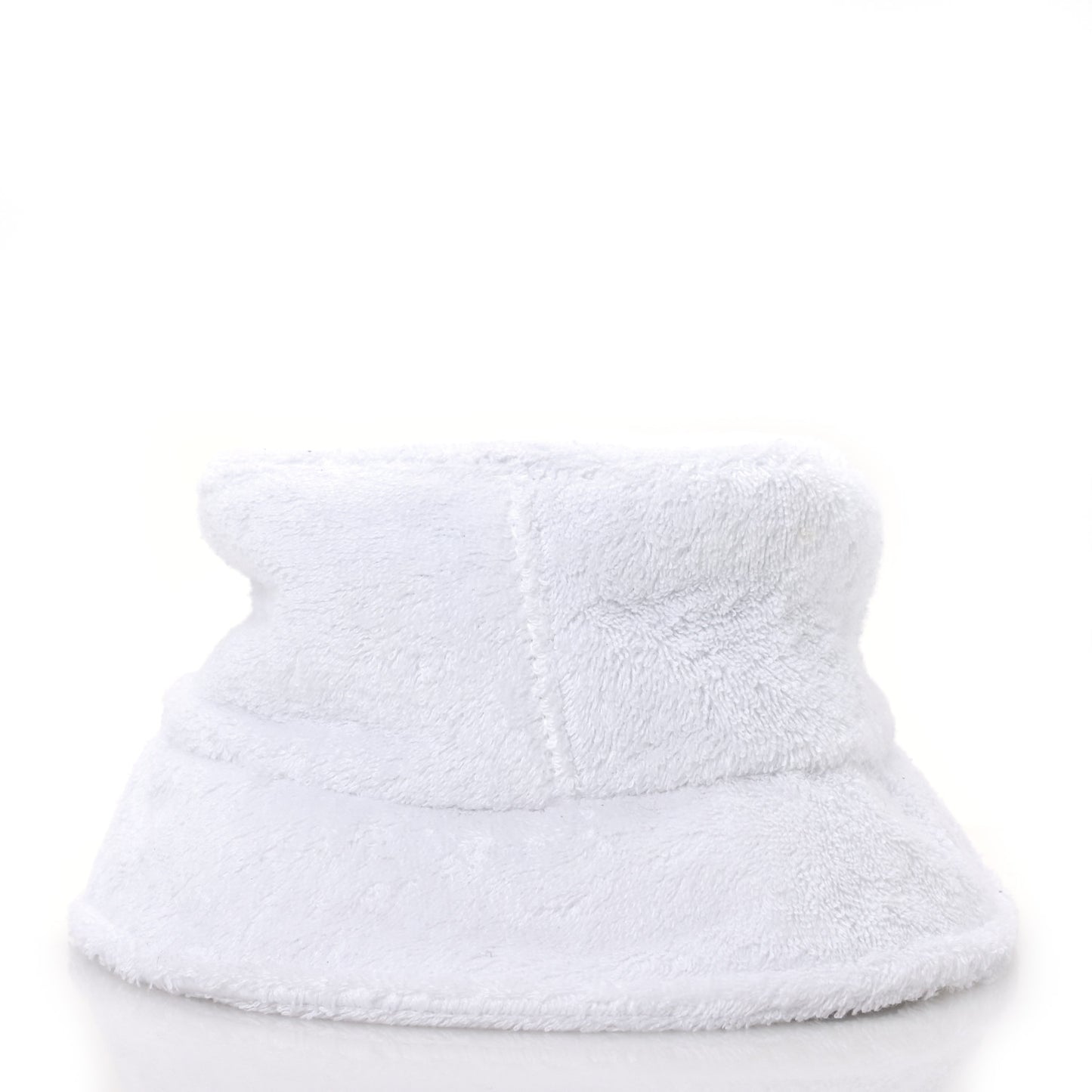 Terry Cloth CC Bucket Hat L White