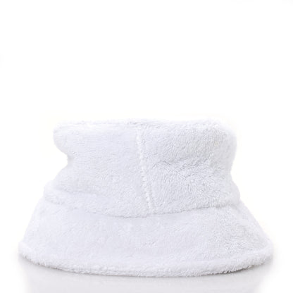 Chanel Terry Cloth CC Bucket Hat L White 6 of 8