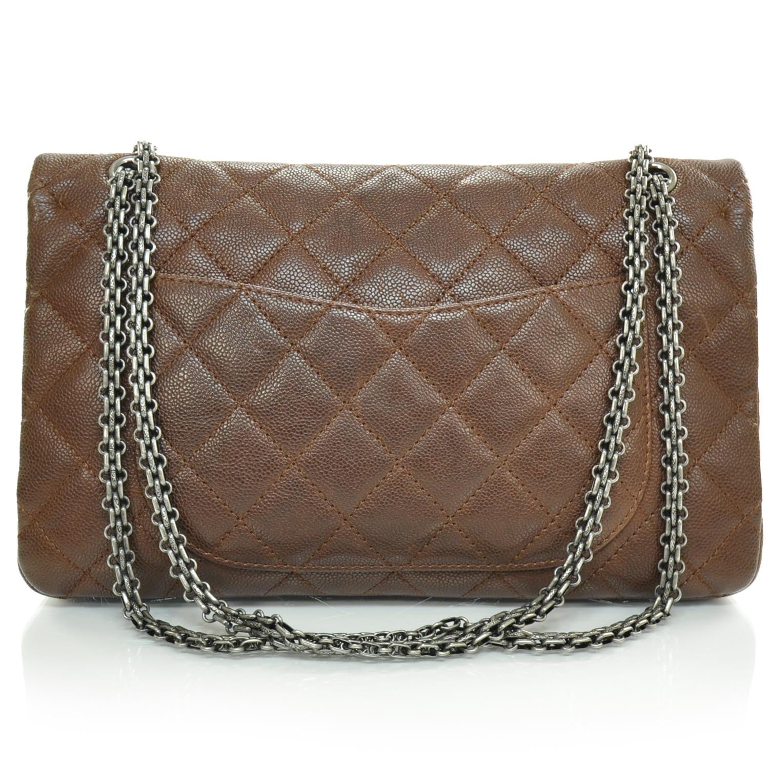 Chanel Washed Caviar 2.55 Reissue 227 Flap Brown 5 of 11