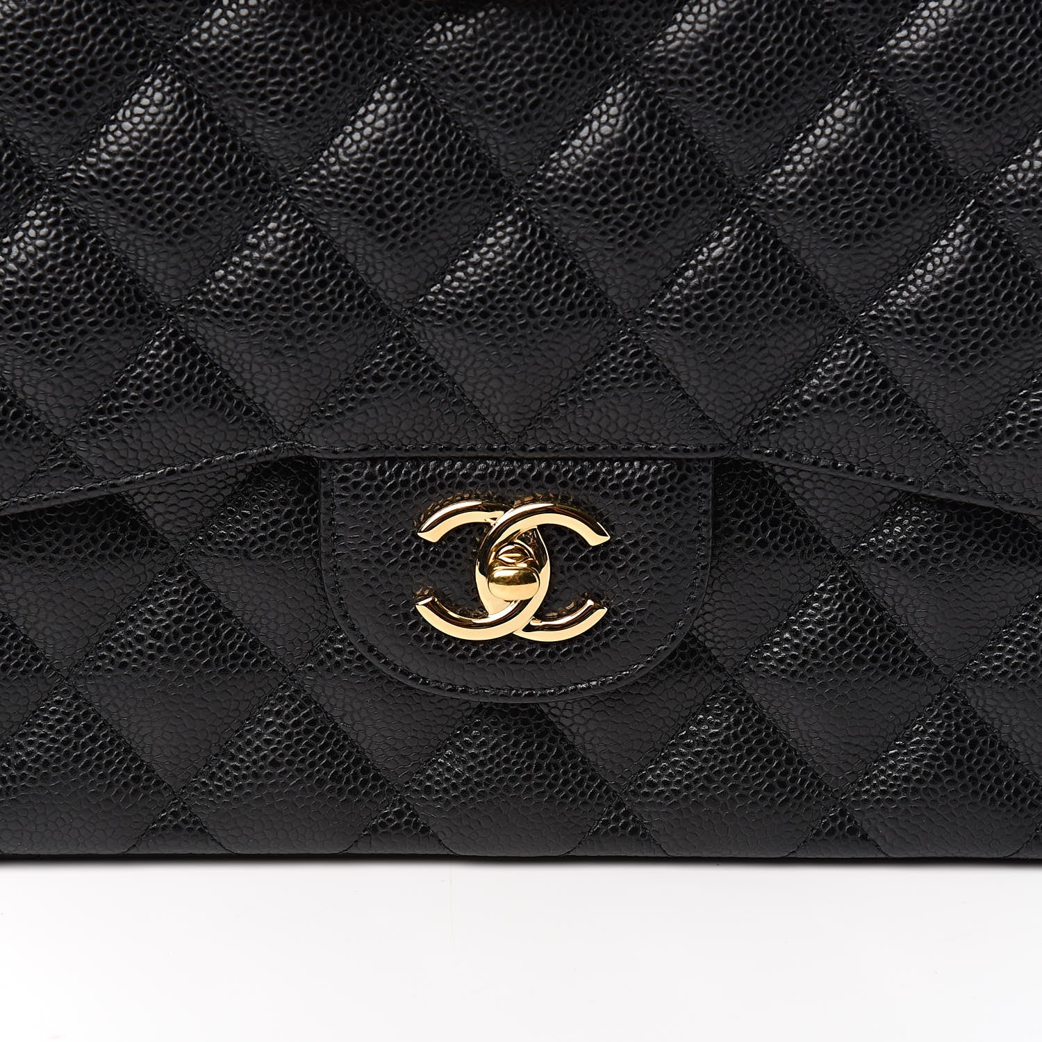 Chanel Caviar Quilted Jumbo Double Flap Black 10 of 10