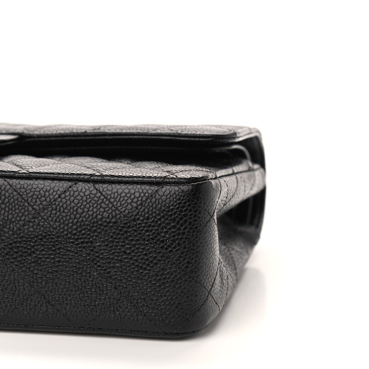 Chanel Caviar Quilted Medium Double Flap Black 10 of 13