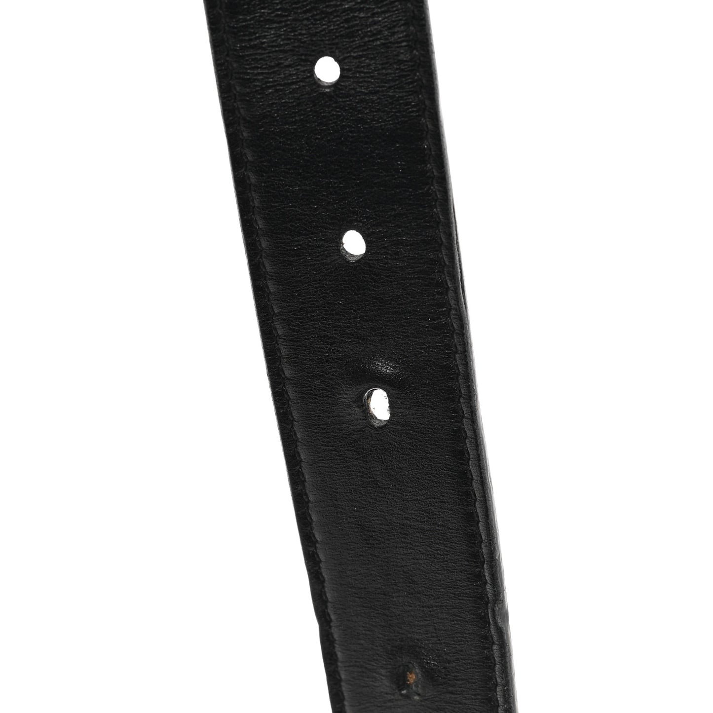 GG Supreme Monogram Plutone Calfskin Double G Reversible 30mm Belt 85 34 Beige Ebony Black