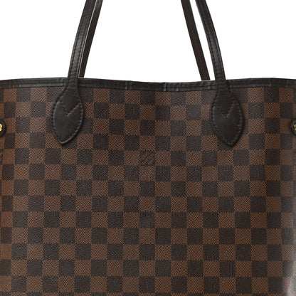 Louis Vuitton Damier Ebene Neo Neverfull MM Rose Ballerine 10 of 18
